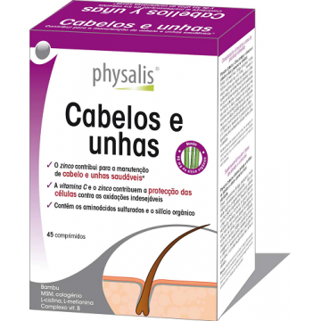 Physalis Cabelo e Unhas 45 Comprimidos