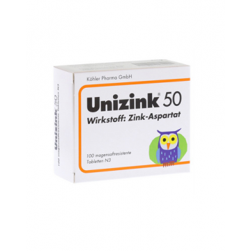 Unizink 50 100 Comprimidos