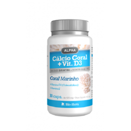 Cálcio Coral + Vit. D3 30 Cápsulas 