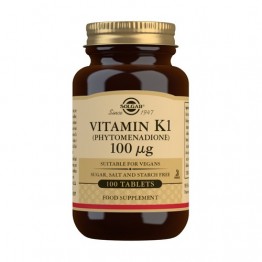 Solgar Vitamina k1 100 mcg 100 Cápsulas