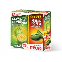 Garcinia Cambogia + Green Coffe 30 + 30 Cápsulas