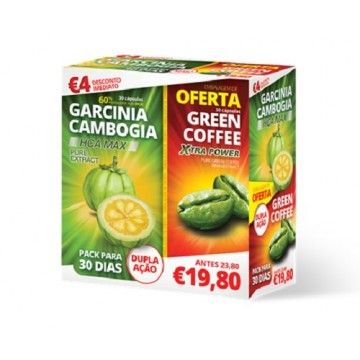 Garcinia Cambogia + Green Coffe 30 + 30 Cápsulas