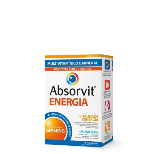 Absorvit Energia 30 comprimidos