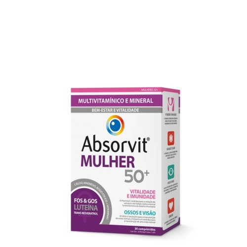 Absorvit Mulher 50+ 30 Comprimidos