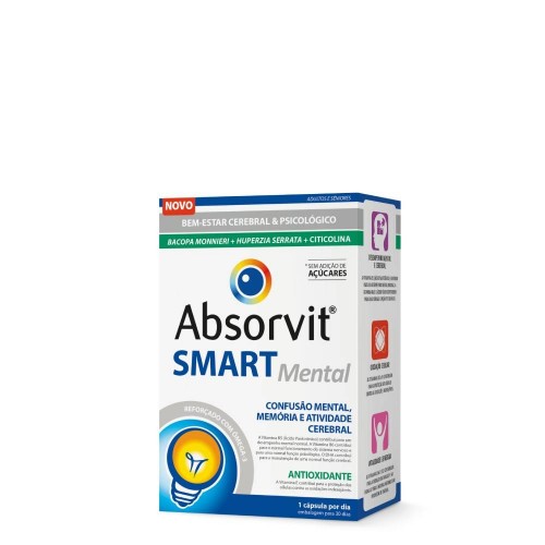 Absorvit Smart Mental 30 Cápsulas
