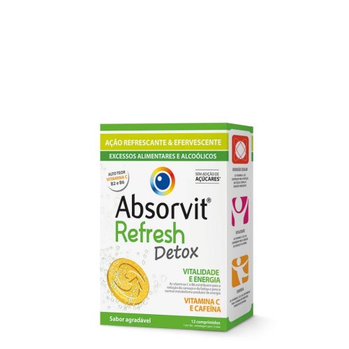 Absorvit Refresh Detox 12 Comprimidos