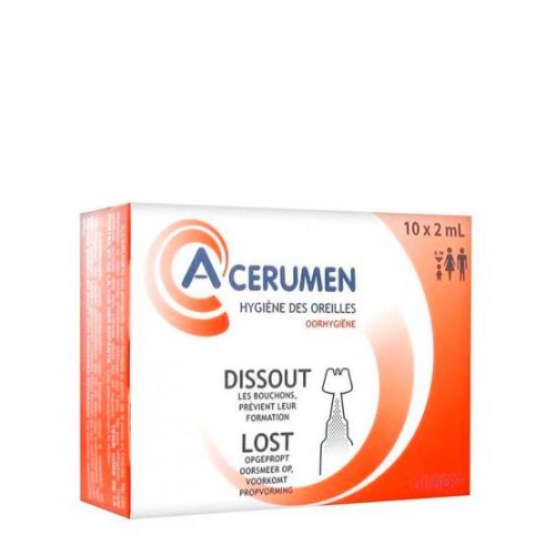 A-Cerumen Solução Auricular Unidoses 10x2ml 