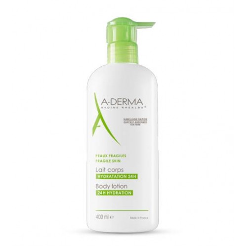 A-Derma Leite Corporal Hidratante 24h pele frágil 400ml 