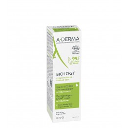 A-Derma Biology Creme Hidratante Ligeiro rosto pele normal a mista 40ml