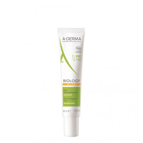 A-Derma Biology Cuidado Nutritivo rosto com pele seca 40ml