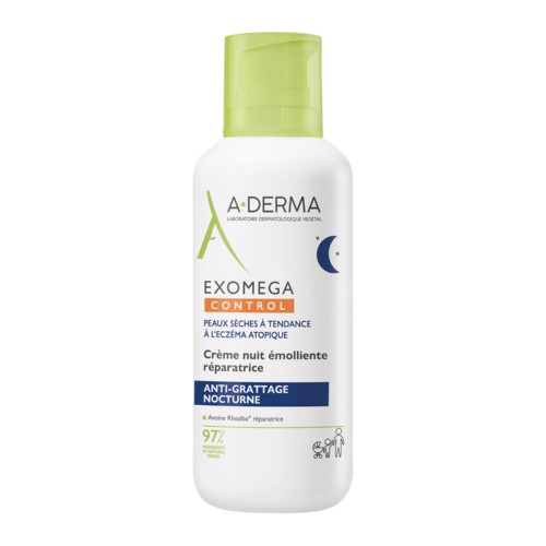 A-Derma Exomega Control Creme de Noite Emoliente Reparador 400ml
