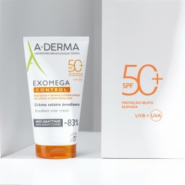 A-Derma Exomega Control Creme Solar Emoliente SPF50+ 150ml