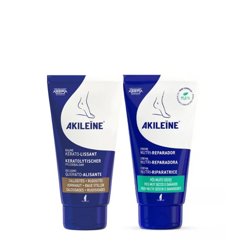 Akileine Creme Nutri-Reparador 75ml + Bálsamo Querato-Alisante 75ml