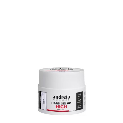 Andreia Hard Gel 2 in 1 Viscosidade Alta Clear 44g