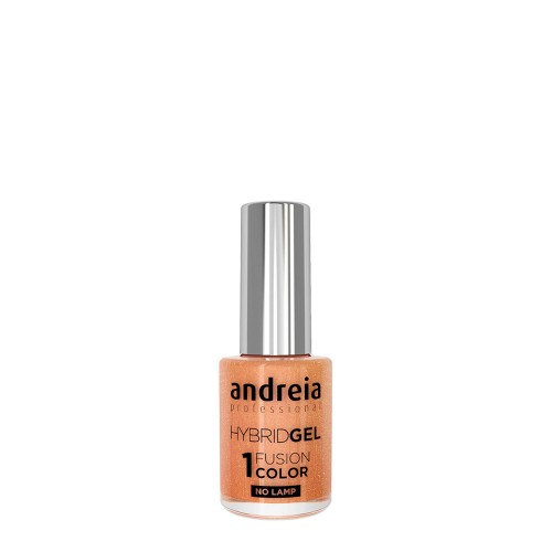Andreia Hybrid Gel Fusion Cor ID2 Nude com brilhos dourado
