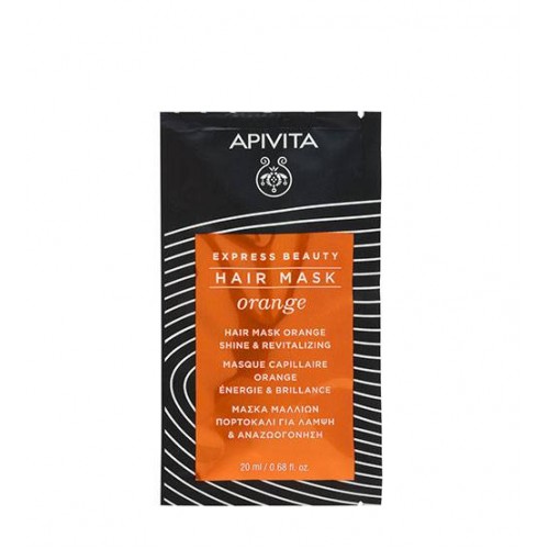 Apivita Express Beauty Máscara Capilar com Laranja 20ml