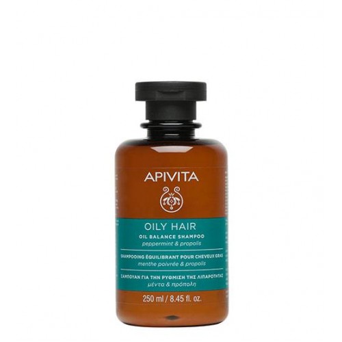 Apivita Shampoo Equilibrante Para Cabelos Oleosos 250ml