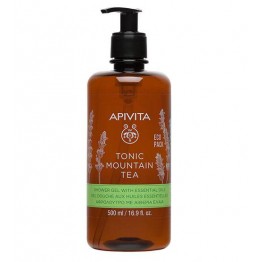 Apivita Tonic Mountain Tea Gel Banho Com Óleos Essenciais 500ml
