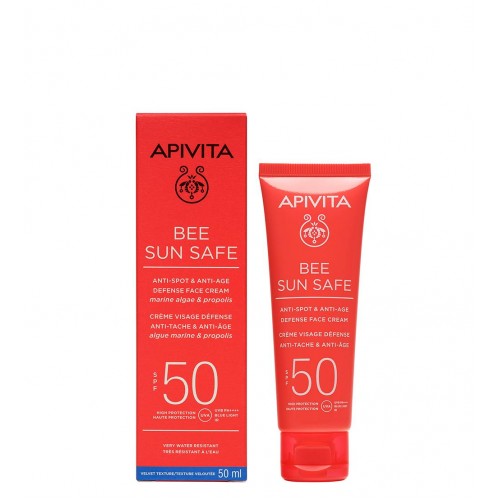 Apivita Bee Sun Safe Creme Antimanchas e Antienvelhecimento SPF50 50ml