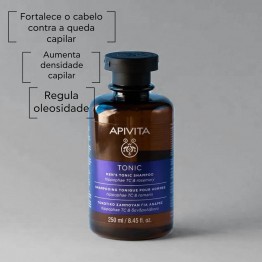 Apivita Tonic Shampoo Tonificante Para Homem 500ml