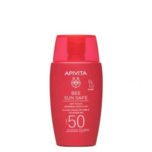 Apivita Bee Sun Safe Dry Touch Invisible Face Fluid SPF50 50ml