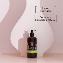 Apivita Tonic Mountain Tea Gel Banho Com Óleos Essenciais 500ml