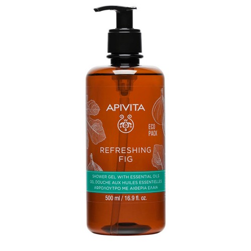 Apivita Refreshing Fig Gel de Banho com Óleos Essenciais 500ml