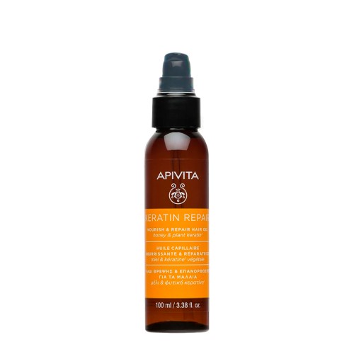 Apivita Keratin Repair Óleo Capilar Nutritivo & Reparador 100ml