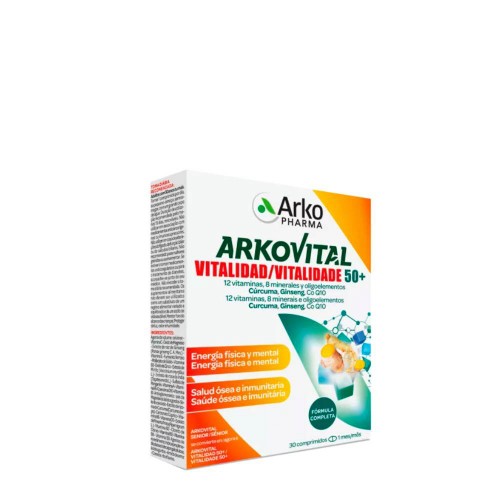 ArkoVital Vitalidade 50+ 30 comprimidos