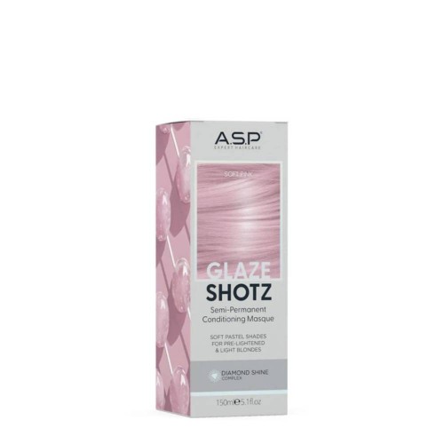 Affinage Glaze Shotz Máscara de Coloração Semi-Permanente Soft Pink 150ml