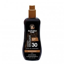 Australian Gold Instant Bronzer Spray Gel Sunscreen SPF30 237ml