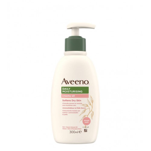 Aveeno Daily Moisturising Óleo Cremoso Amêndoa 300ml