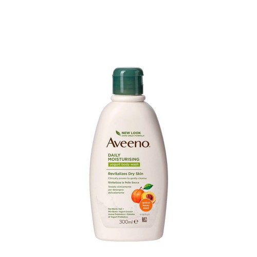 Aveeno Daily Moisturising Gel de Banho Iogurte Damasco & Mel 300ml