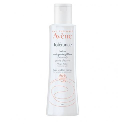 Avène Loção de Limpeza Gelificada Tolérance, limpa e desmaquilha a pele sensível e reativa 200 ml