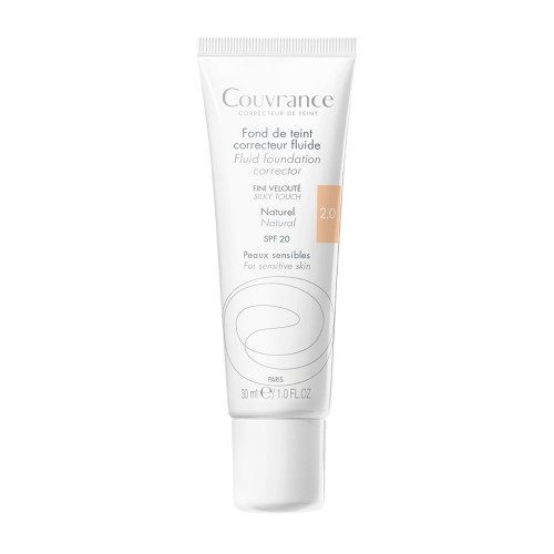Avène Couvrance Base Fluida Corretora de Efeito Natural 2.0 Natural SPF20 30ml