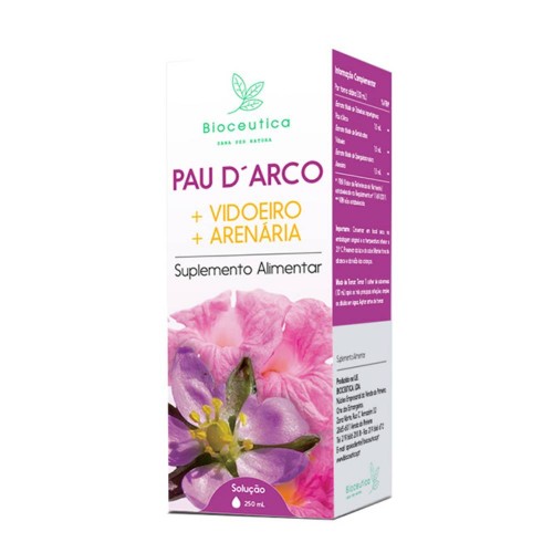 Bioceutica Pau D'Arco + Vidoeiro + Arenária 250ml