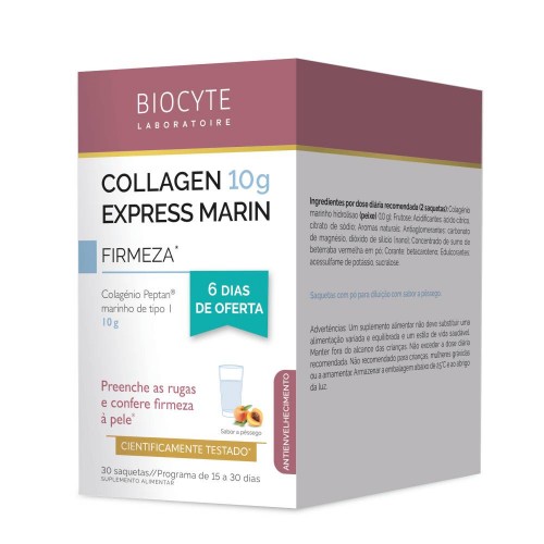 Biocyte Collagen Express Anti-Idade 20 Saquetas + OFERTA 1 Mês