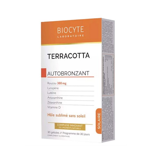 Biocyte Terracotta Autobronzeador 30 Cápsulas