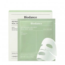 Biodance Refreshing Sea Kelp Real Deep Máscara 4x34g