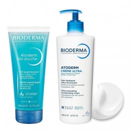 Bioderma Atoderm Creme Ultra 500ml + Gel de Duche 200ml