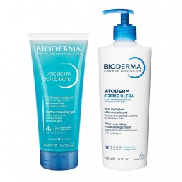 Bioderma Atoderm Creme Ultra 500ml + Gel de Duche 200ml