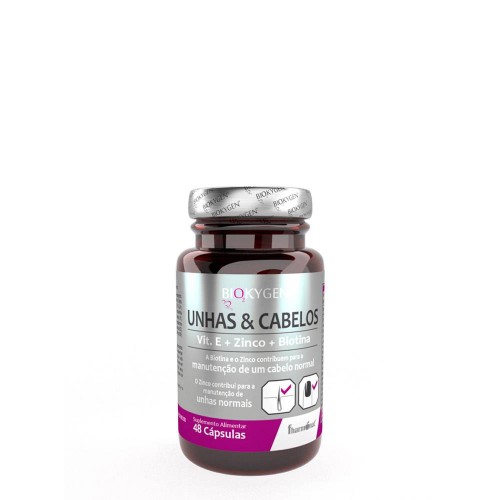 Biokygen Unhas & Cabelo 48 cápsulas