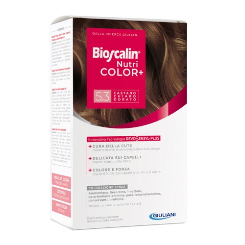 Bioscalin Nutri Color+ Coloração 5.3 Castanho Claro Dourado