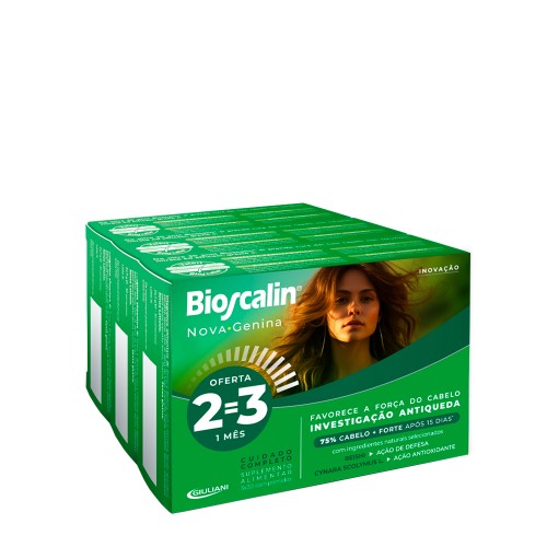Bioscalin Nova Genina Antiqueda 2 meses + OFERTA 1 mês