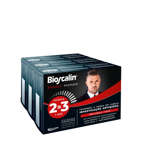 Bioscalin Energy Uomo Antiqueda 2 meses + OFERTA 1 mês