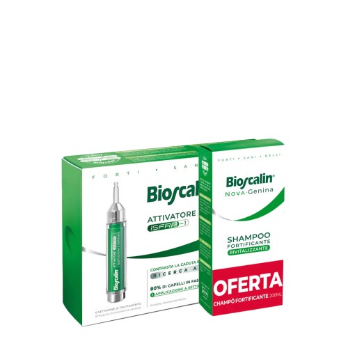 Bioscalin Nova Genina Ativador Capilar Ampola 10ml + OFERTA Shampoo 200ml