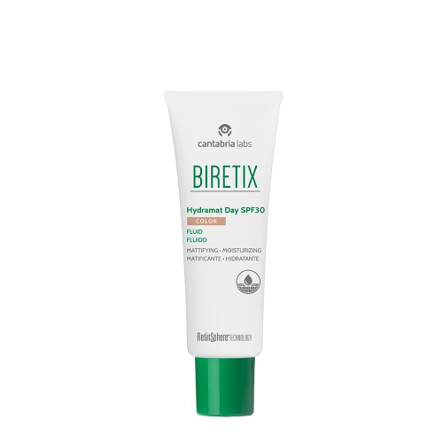 Biretix Hydramat Fluido Matificante com Cor SPF30 50ml