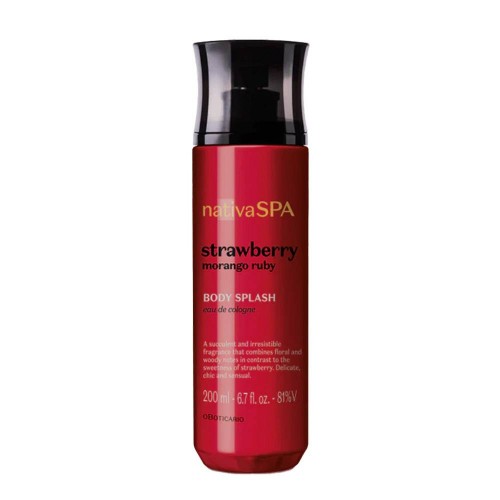 O Boticário Nativa SPA Body Splash Morango Ruby 200ml