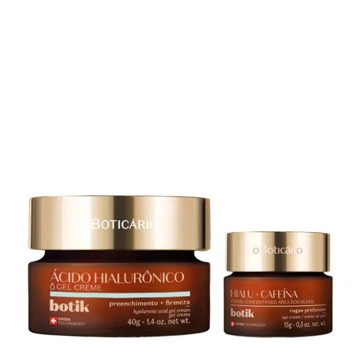 O Boticário Botik Ácido Hialurónico e Cafeína Set