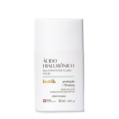 O Boticário Botik Ácido Hialurónico Multiprotetor Fluido SPF50 30ml